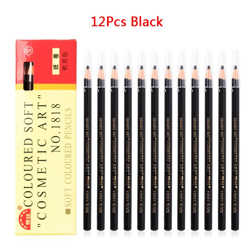 12Pcs Black