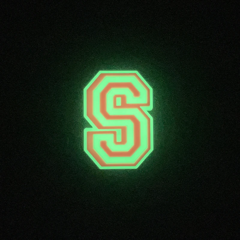 Glow Letter Shoes Charms for Clog Sandals Shoe Decoration 0-6 Number Alphabet ABC-Z Letter DIY Shoe Pins for Men Women 1PCS