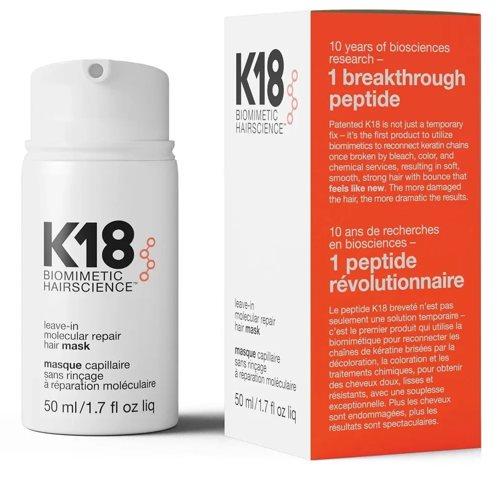 5/1pcs K18 Leave-In Molecular Repair Hair Mask Softens Restores Damaged Hair Deep Keratin Treatment for Hair and Scalp Hair Car