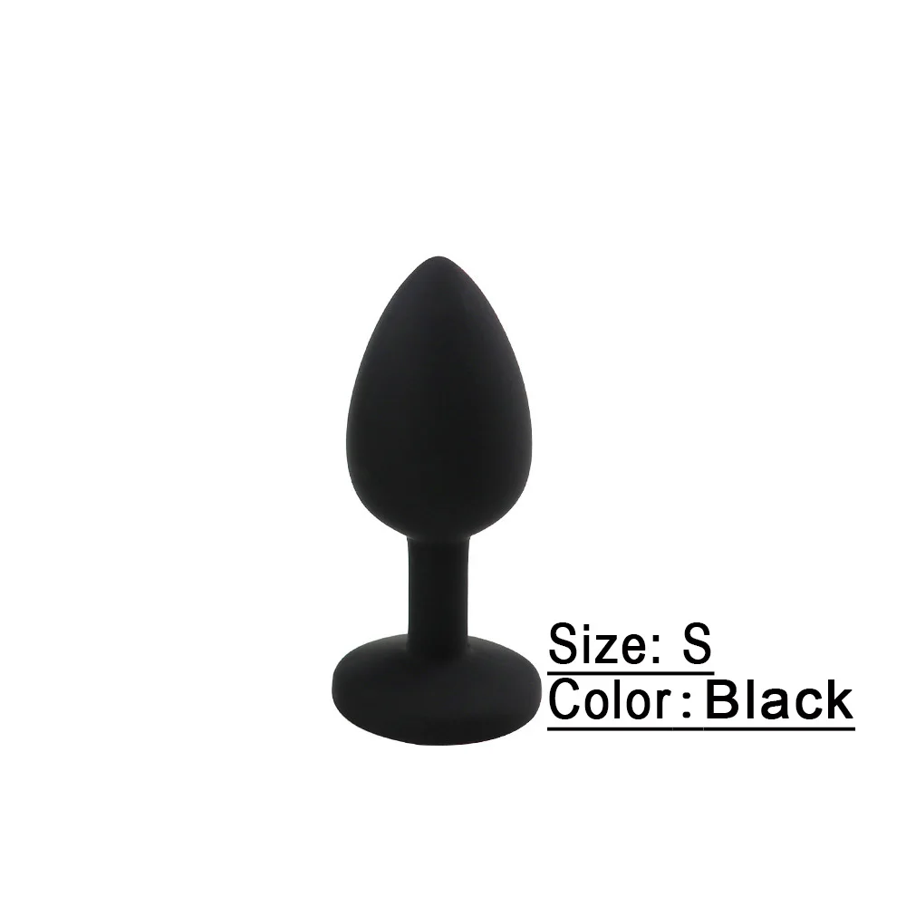 New Silicone Butt Plug Anal Plug Unisex Sex Stopper 3 Different Size Adult Toys for Men/Women Anal Trainer for Couples