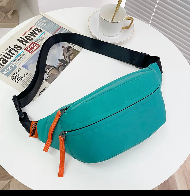 2024 Yellow Green Fashion Banana Chest Bag Men Women Street Casual Fanny Pack Outdoor Sport Single Shoulder Bag
