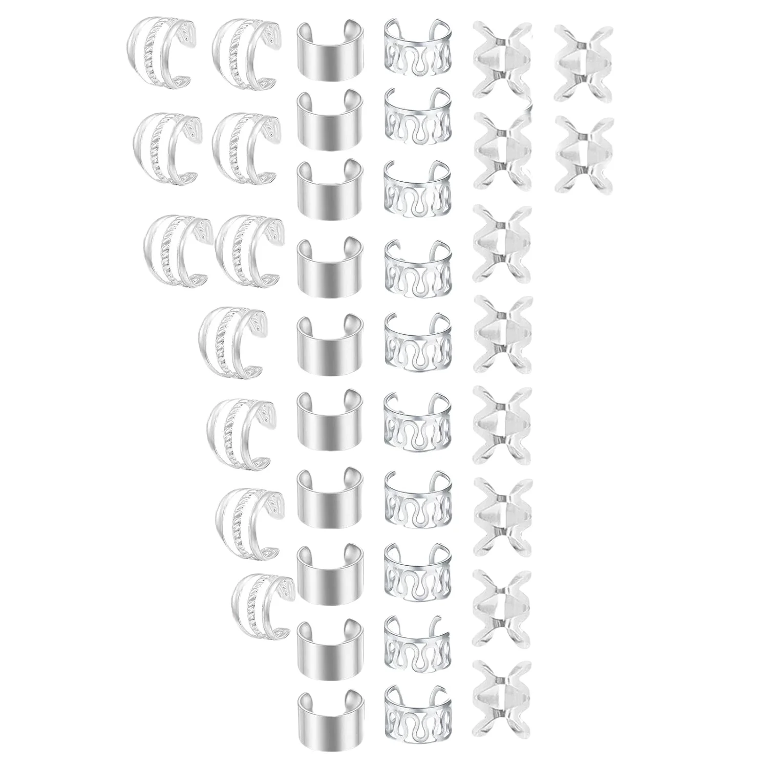 40pcs slivery