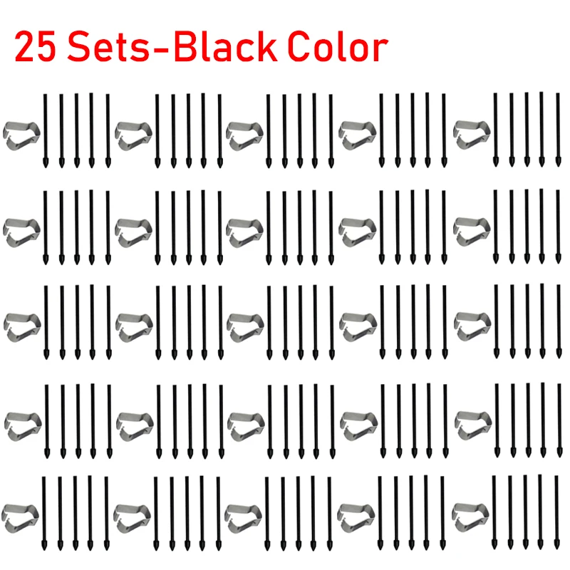 25 sets-Black