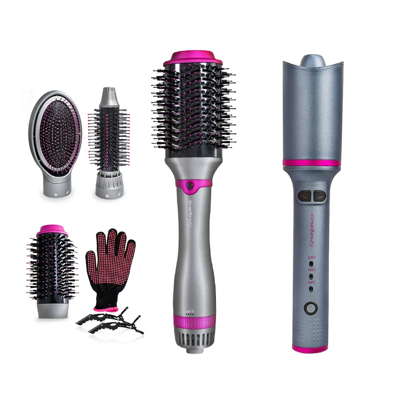 curler with brush
