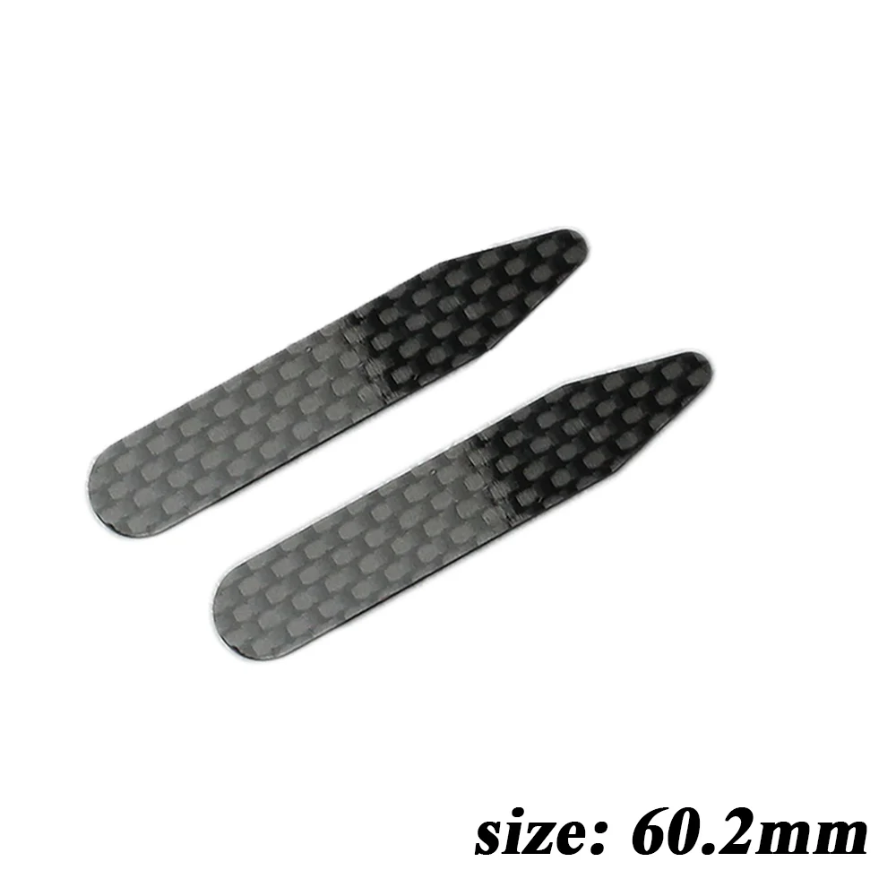 2pc Carbon Fiber Collar Stays For Business Men's Shirt Party Dress Brace Accessories Reinforcement Insert Fixing 2 Size Jewelry