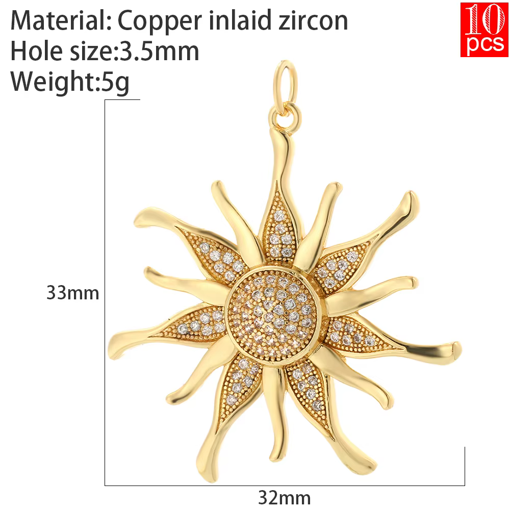 10pcs Lot Cute Shell Heart Charms for Jewelry Making Supplies Elephant Dijes DIY Earrings Bracelets Necklace Gold Color Resin