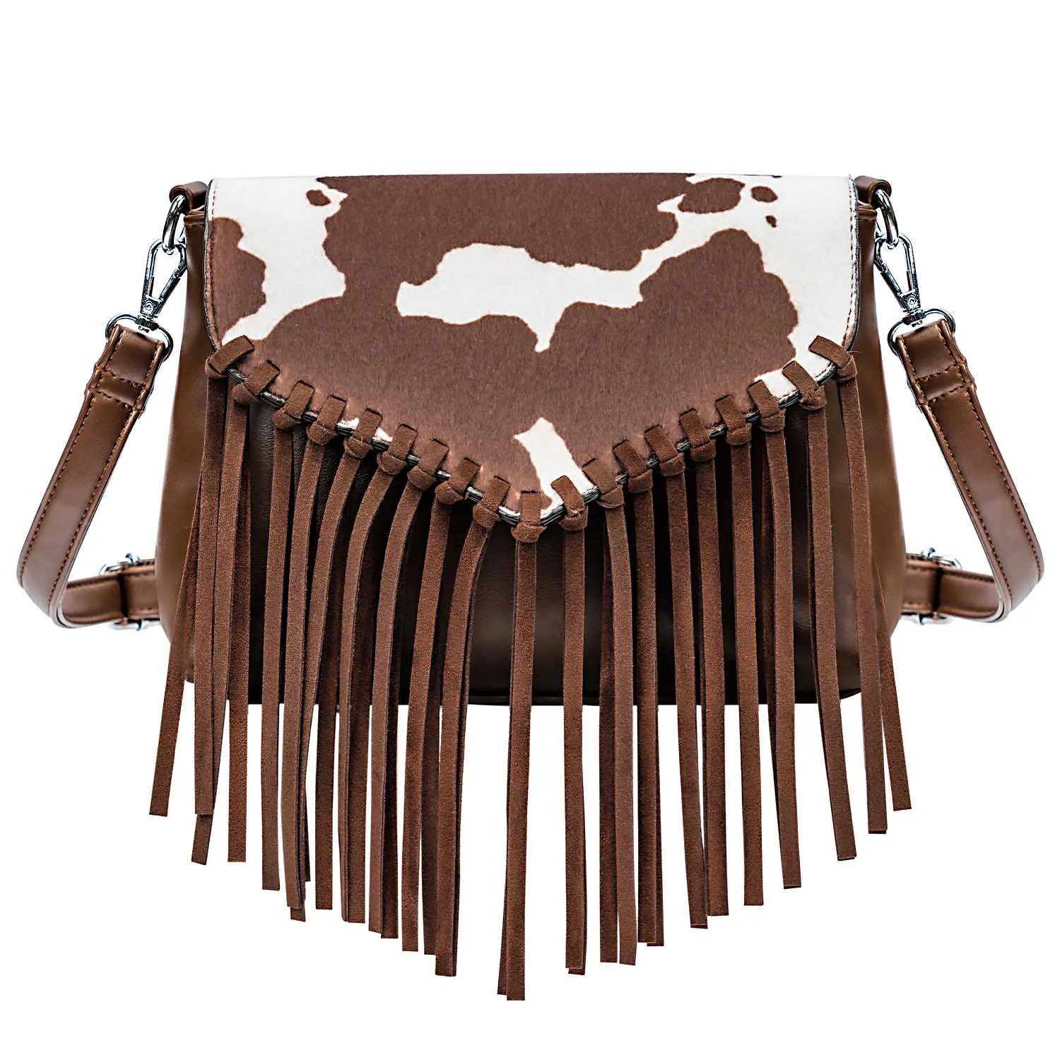 Brown cowhide