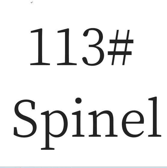 113 Spinel