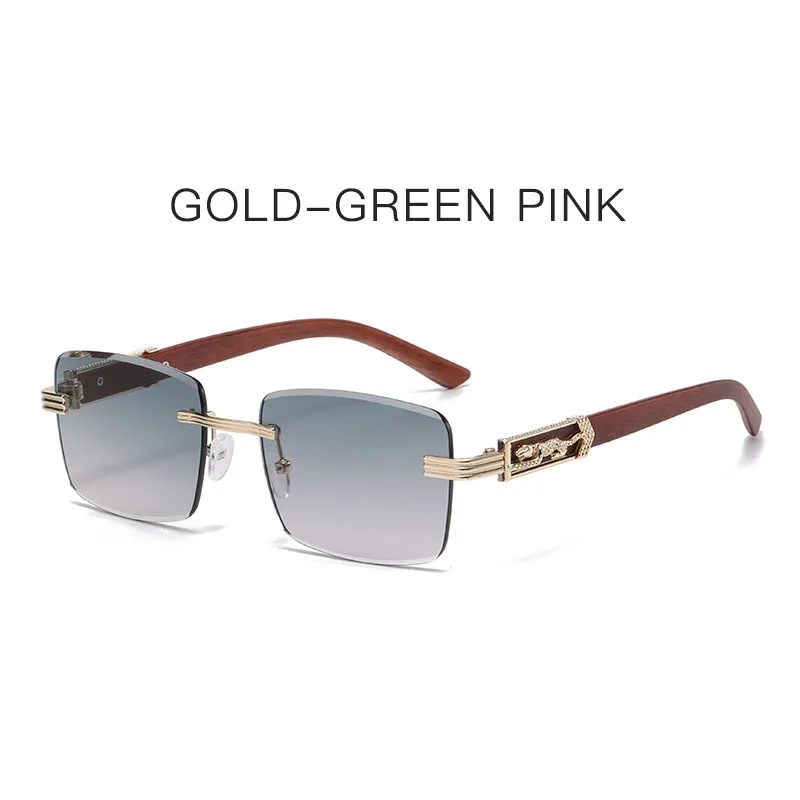 Gold green pink