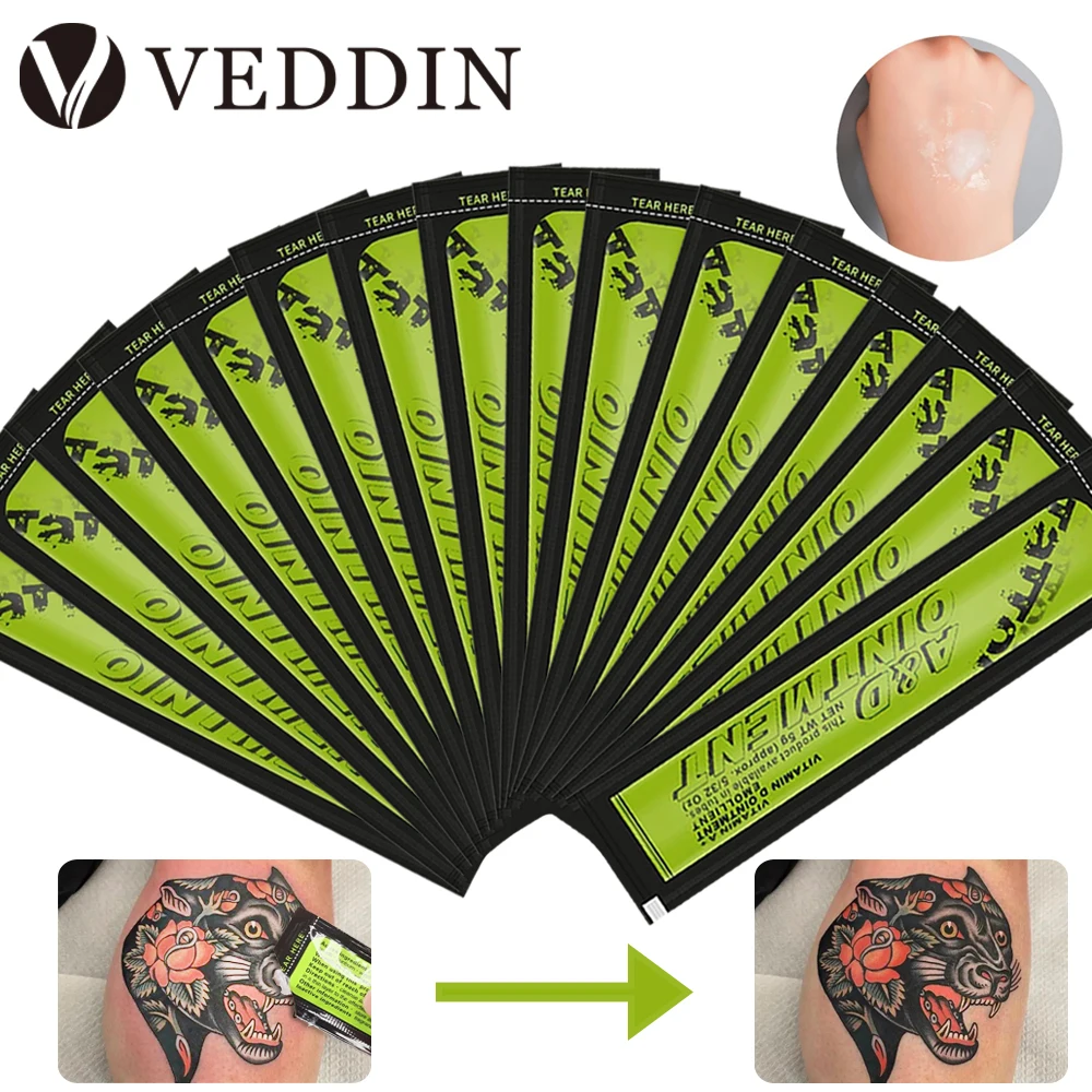 50/30/10/5pcs Tattoo Aftercare Cream Vitamin Ointment A&D Anti Scar Repairing Cream for Permanent Makeup Tattoo Care Supplies