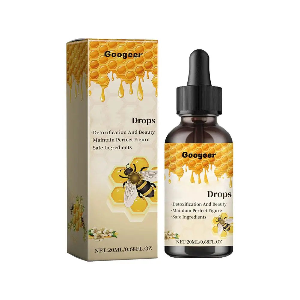 Bee Drops 2024 Lymphatic Drainage Liquid Body Slimming Drops Weight LOSS Supplements For Men Women Body Shaping