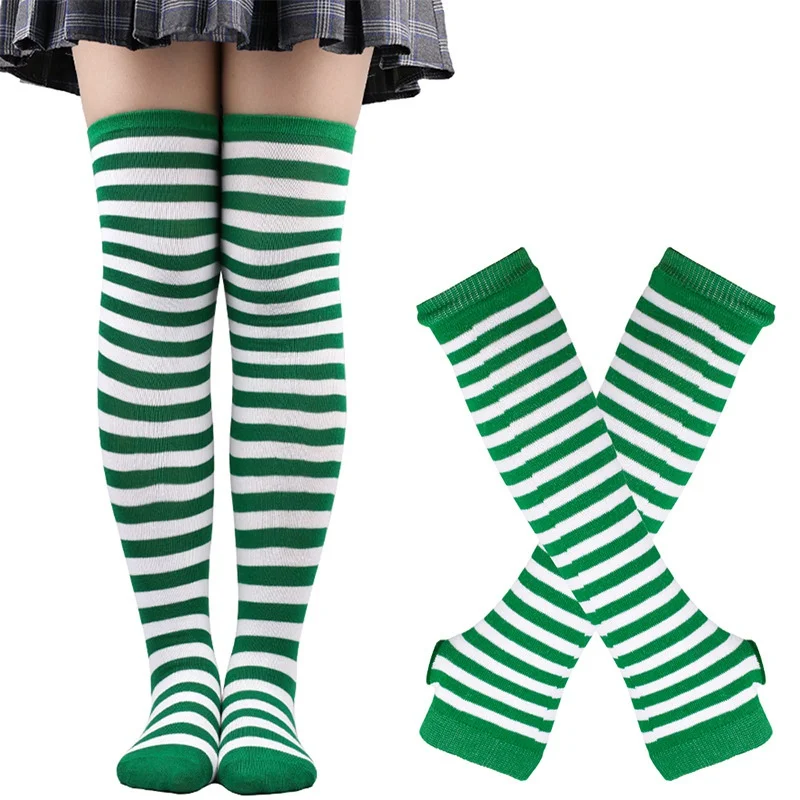 green white