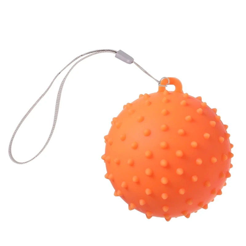Finger Hand Grip Massage Ball, Massager Roller Spiky Ball, Soft & Comfortable for Stress Relief, Rehabilitation Exercise