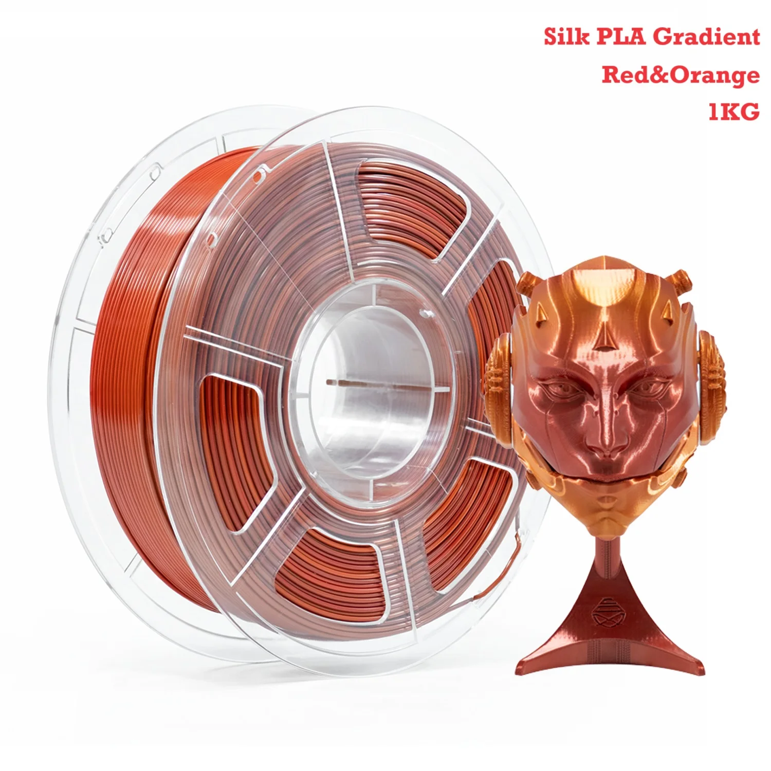 Gradient red orange