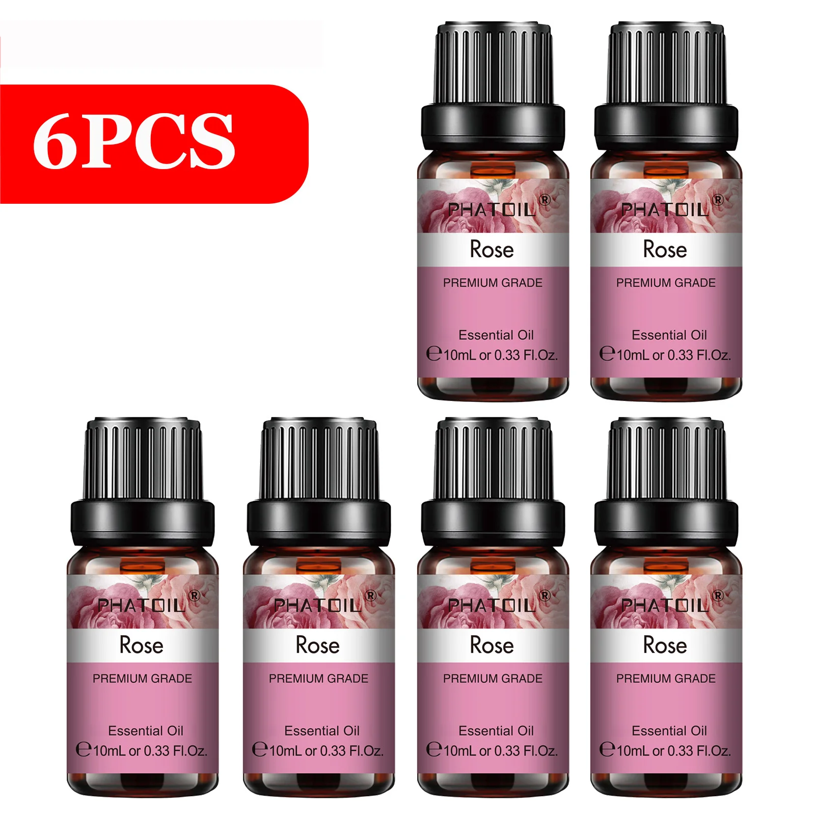 6pcs Rose