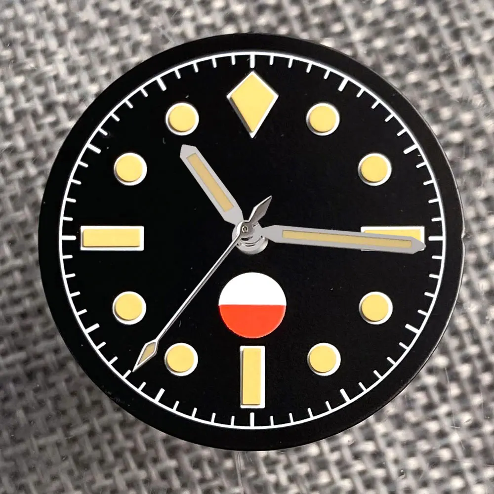 A dial handA