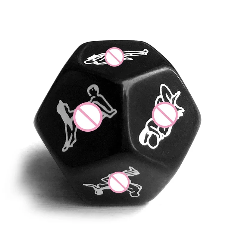 12 Sided 3Color Sex Dice Funny Adult Game Sexy Posture Noctilucent Dice Bar Ktv Entertainment Game Dices Erotic Toys For Couples