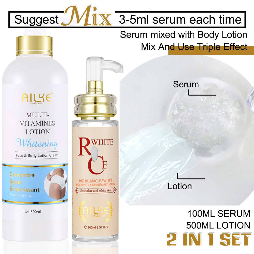 Lotion and Serum