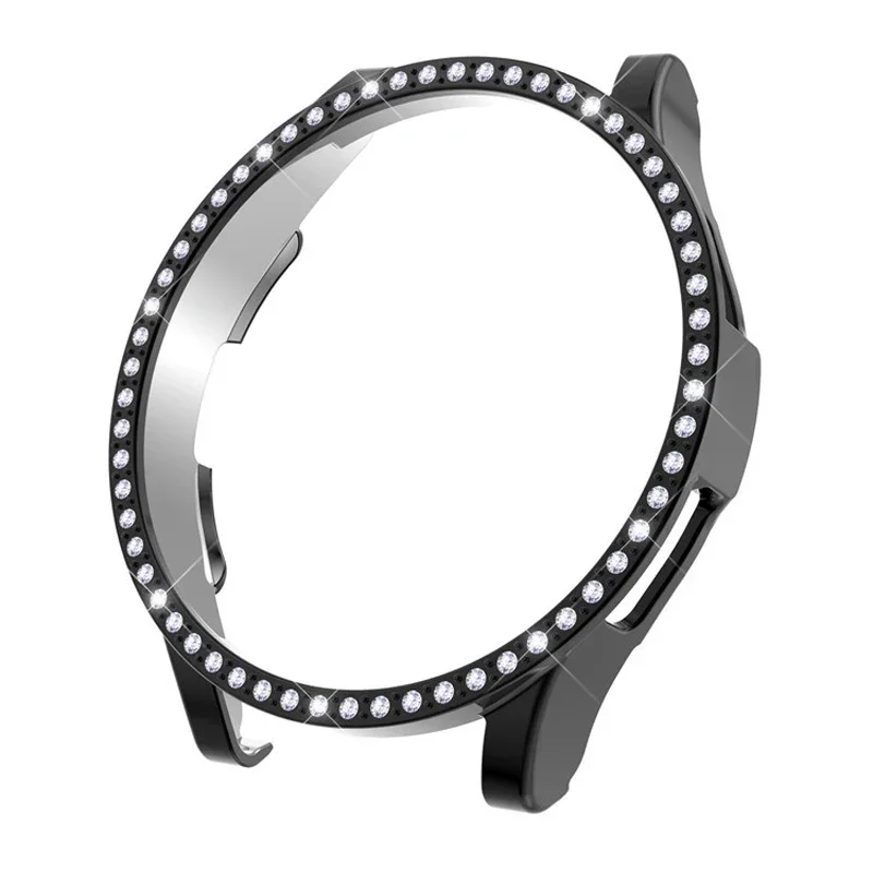 Diamond Case for Samsung Galaxy Watch 5/5 pro/4 44mm 40mm PC Cover All-Around Bumper Protector Galaxy watch4 classic 42mm 46mm