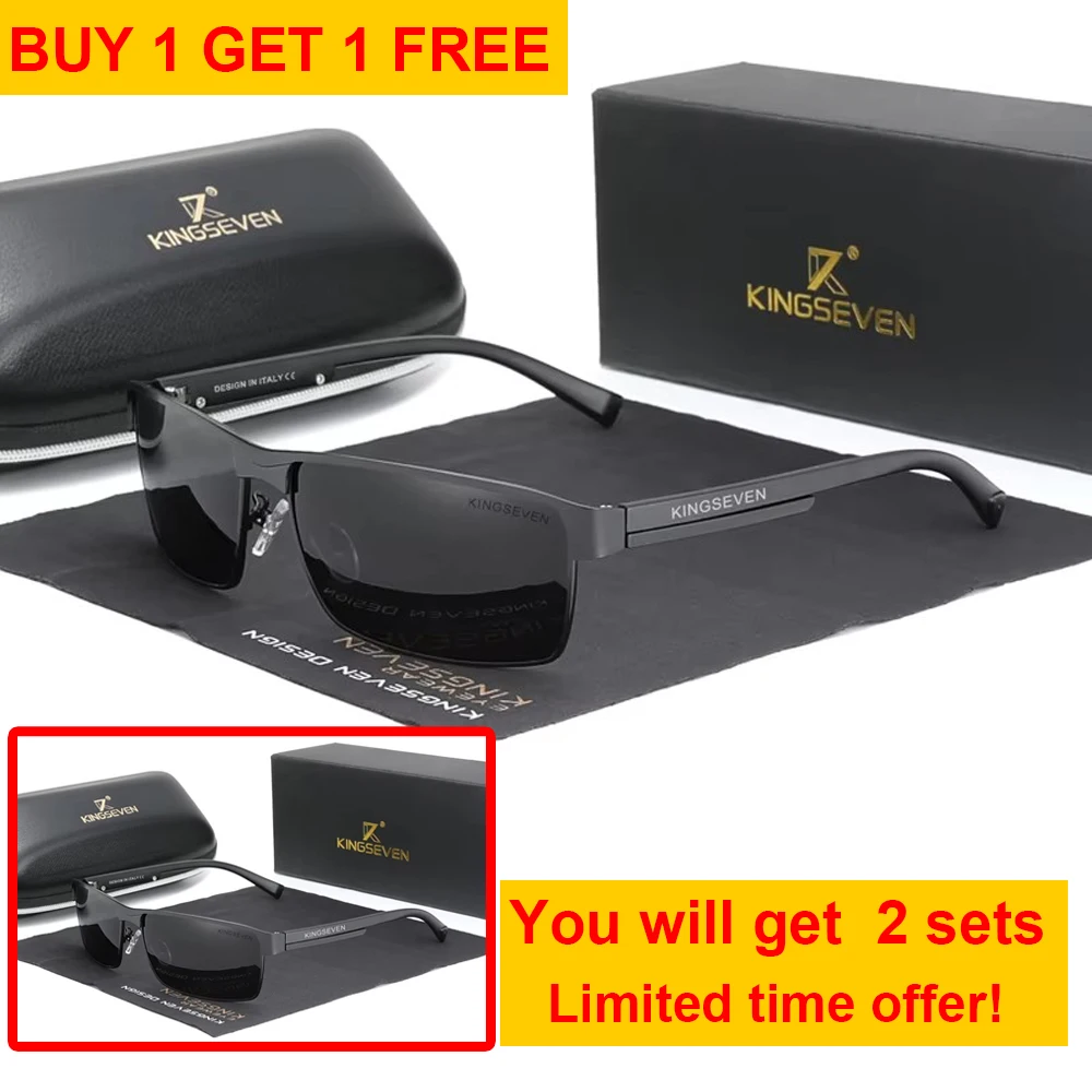 2PCS Black Gray