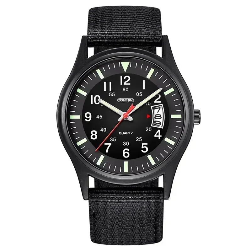 Fashion Mens Watch Nylon Watches Luxury Men Quartz Calendar Date Wristwatch Relogio Masculino Часы Мужские Reloj Hombre