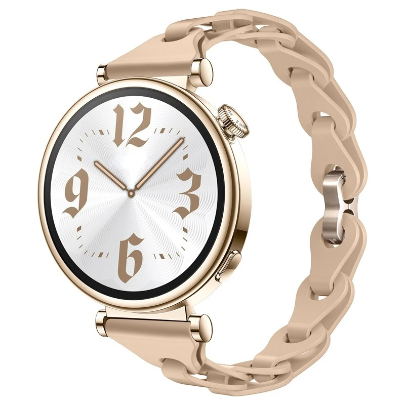 18mm Cute Womens Silicone Strap For Huawei GT4 41MM Fashionable Slim Bracelet Girls Soft Sports Watch Band For HUAWEI GT 4 41MM