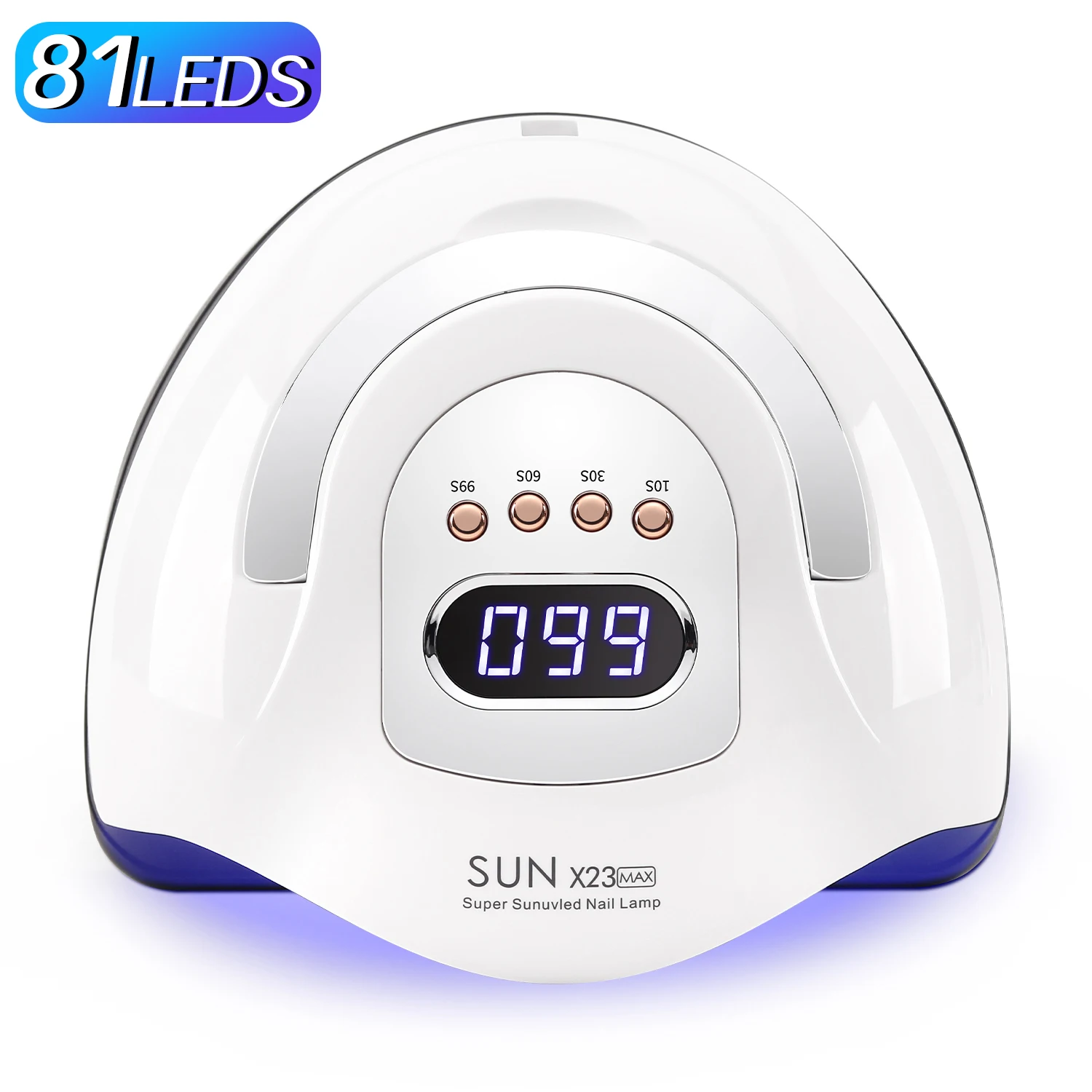 Upgrade Big Power 380W 81LEDs UV LED Lamp For Nails With 4 Timer Memory Function Lamp For Gel Polish Drying Lamp Nail Equipment
