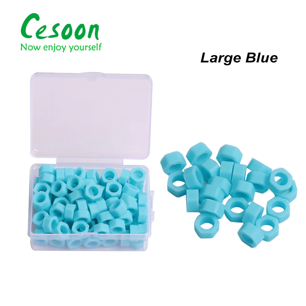 L Blue 100Pcs