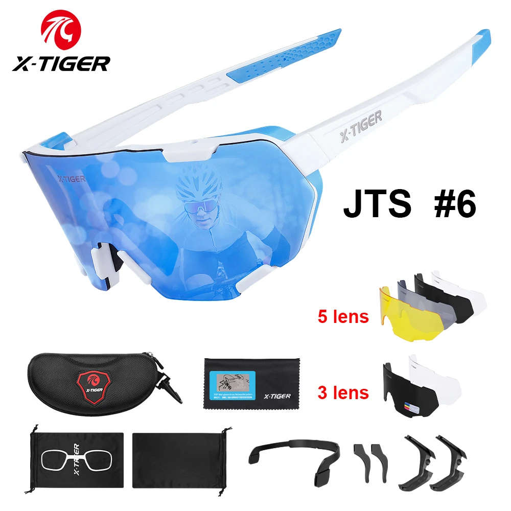 X-TIGER Polarized Cycling Glasses Photochromic Bicycle Glasses Sports Bike Men Sunglasses MTB Cycling Eyewear Protection Goggles