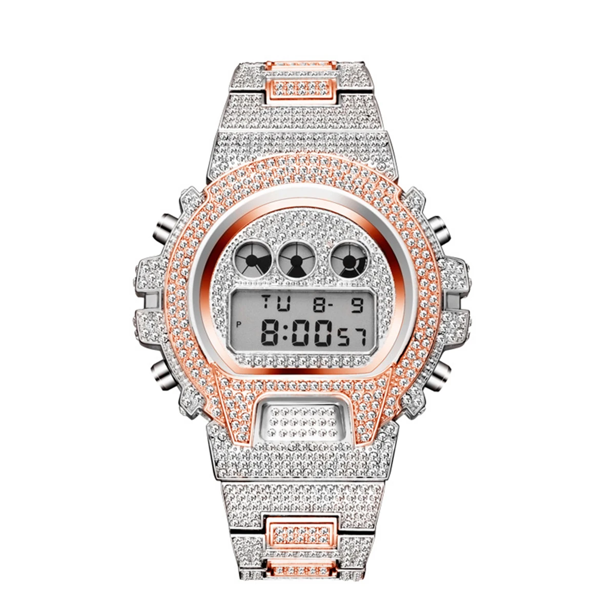 Silver-rose gold