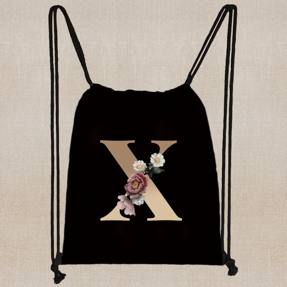Women Backpacks Vintage Drawstring Bag Men Lightweight Football Sports Gym Storage Backpack Waterproof Rucksack Shoulders bag