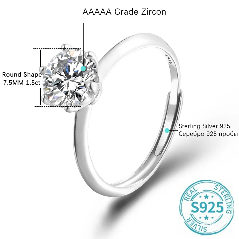 7.5mm AAAAA Zircon