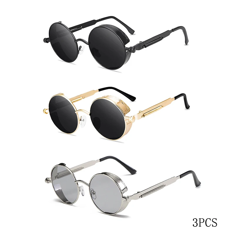3PCS BlackGoldSliver
