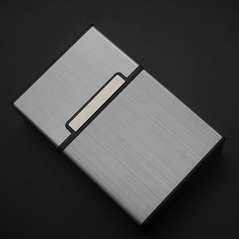 Metal Container Portable Square Brushed Flip Storage Box Men Lady Gift Pocket Small Kit Case Jewelry Coin Candy Condom Organizer