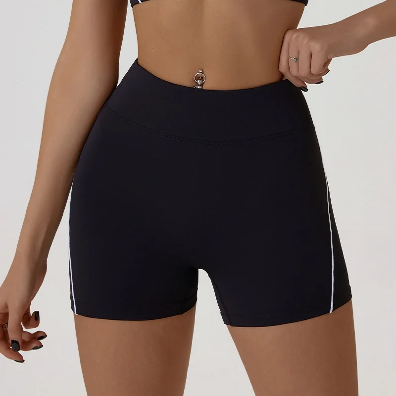HGC Yoga Shorts Hip Lifting Fitness Tight High Waisted Running Sportswear Shorts Women Gym Clothes Sweat Cycling Leggings