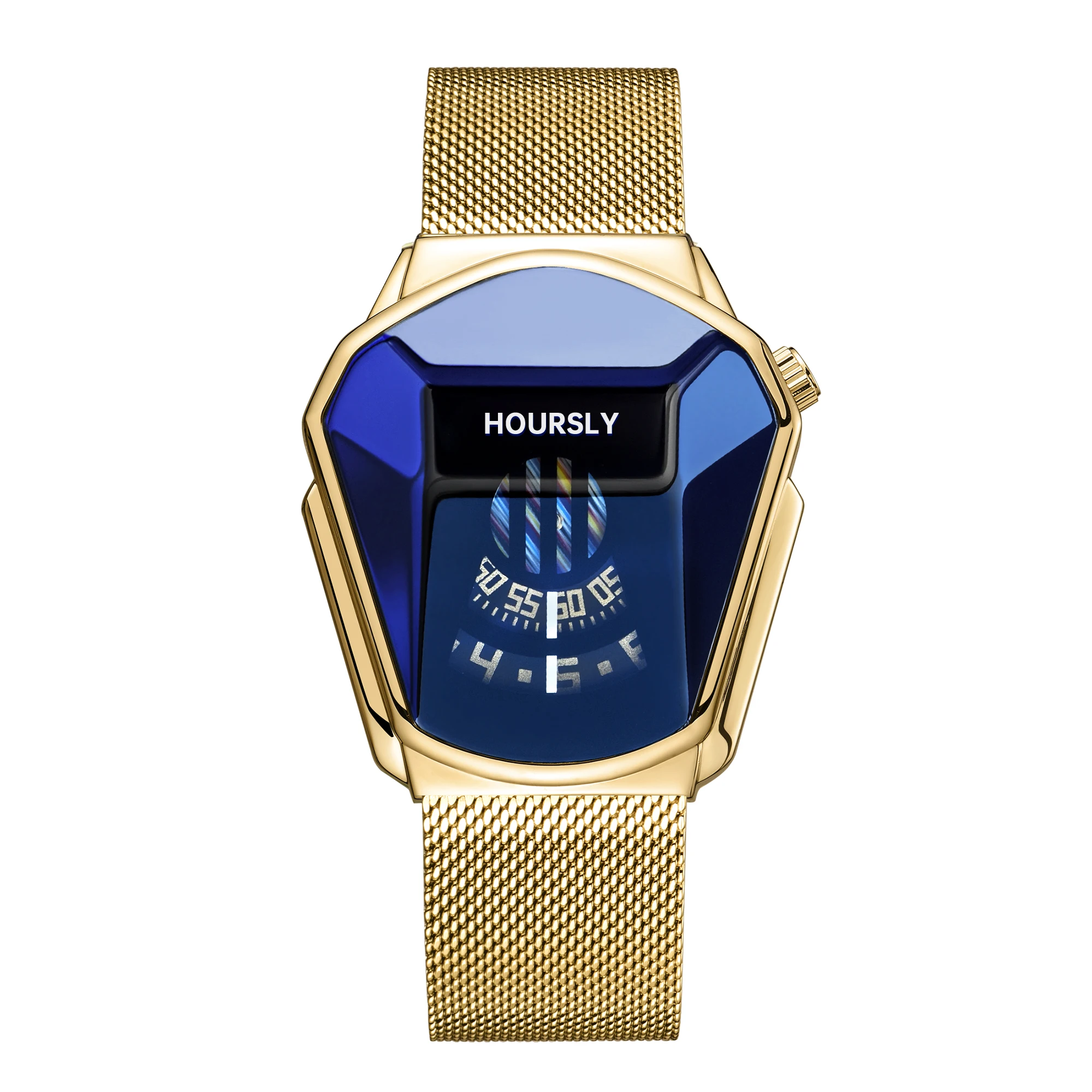 Gold blue W