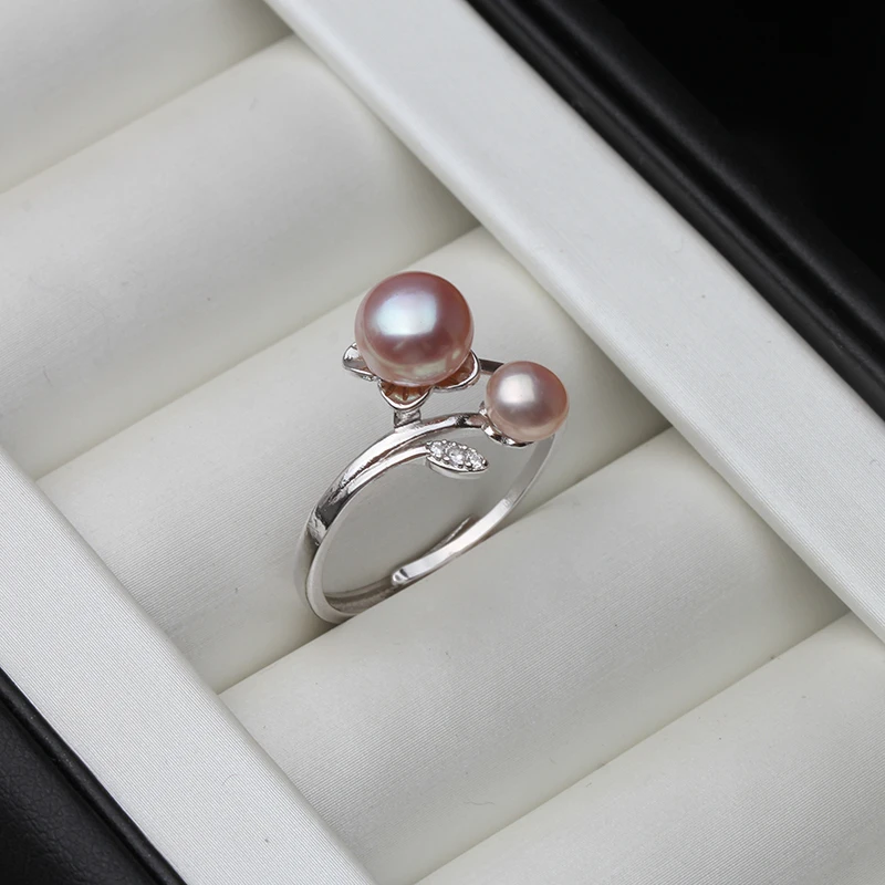 purple pearl ring