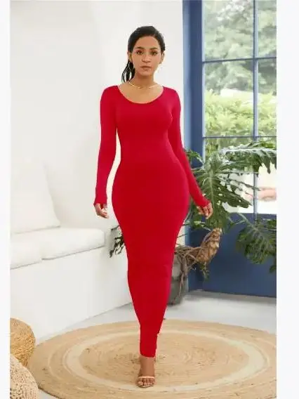 Red dress
