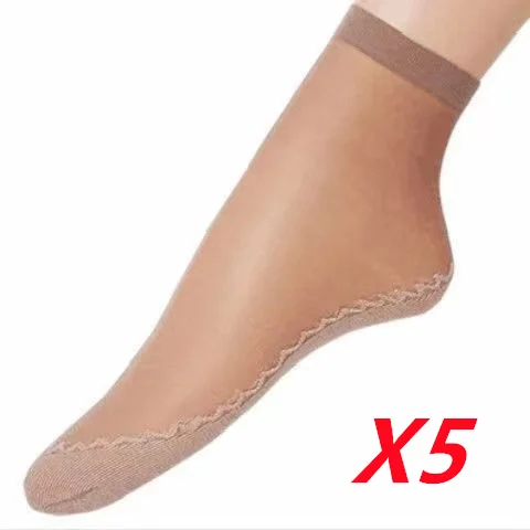 5 PAIRS Brwon