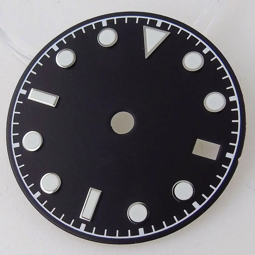 nologo black dial