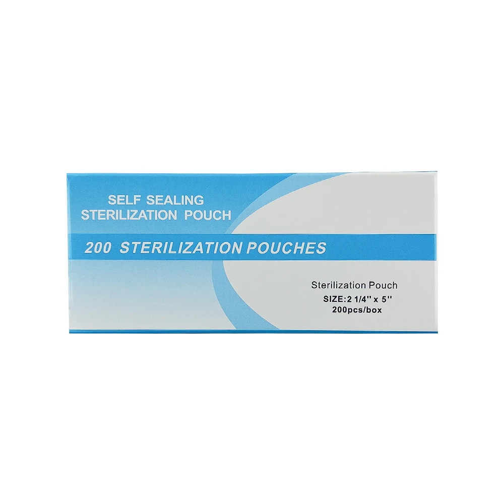 200pcs/box Self Sealing Sterilization Pouch Dental Medical Disposable Consumables Self-sealing Bag Tattoo Nail Art Accessories