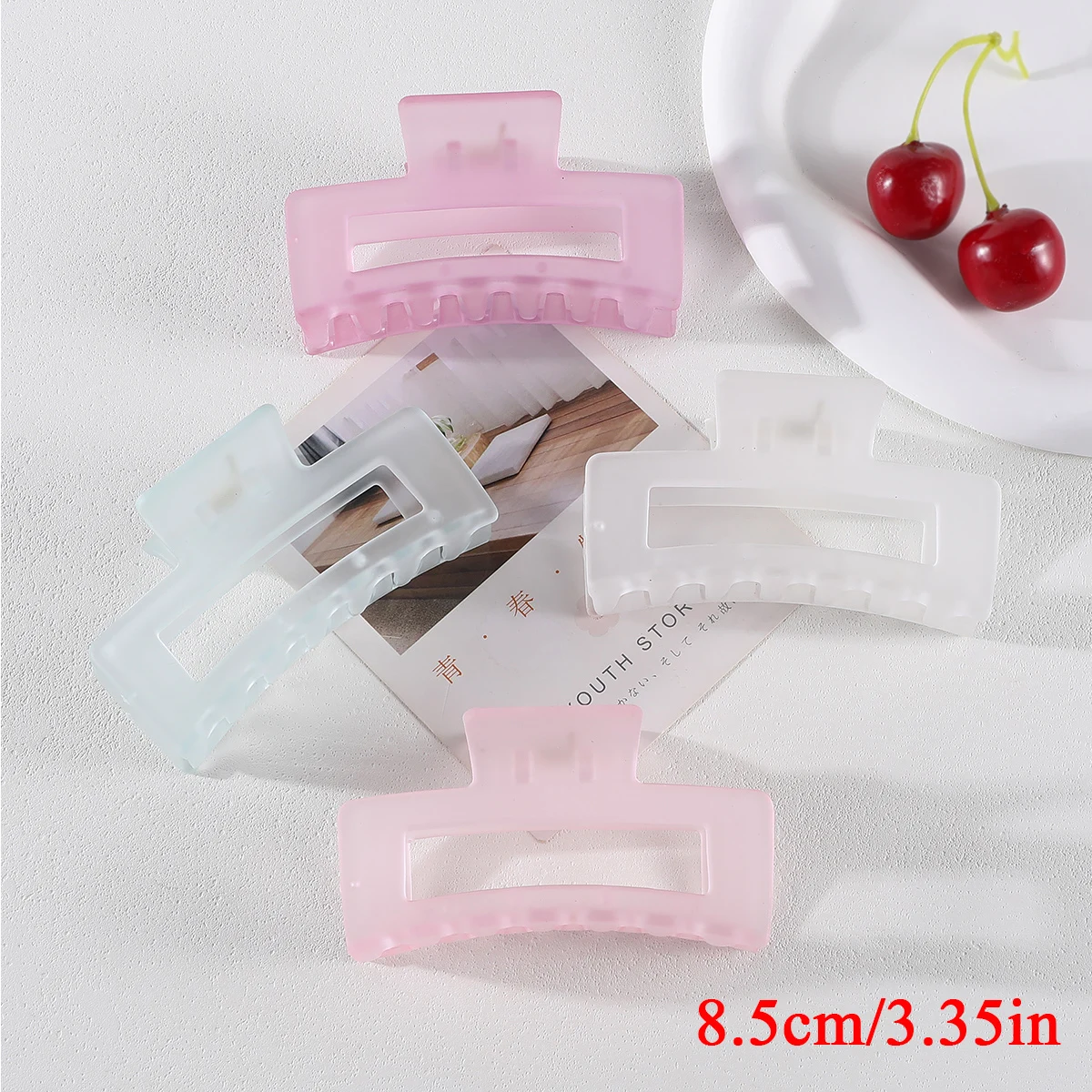 4pcs clear 8.5cm