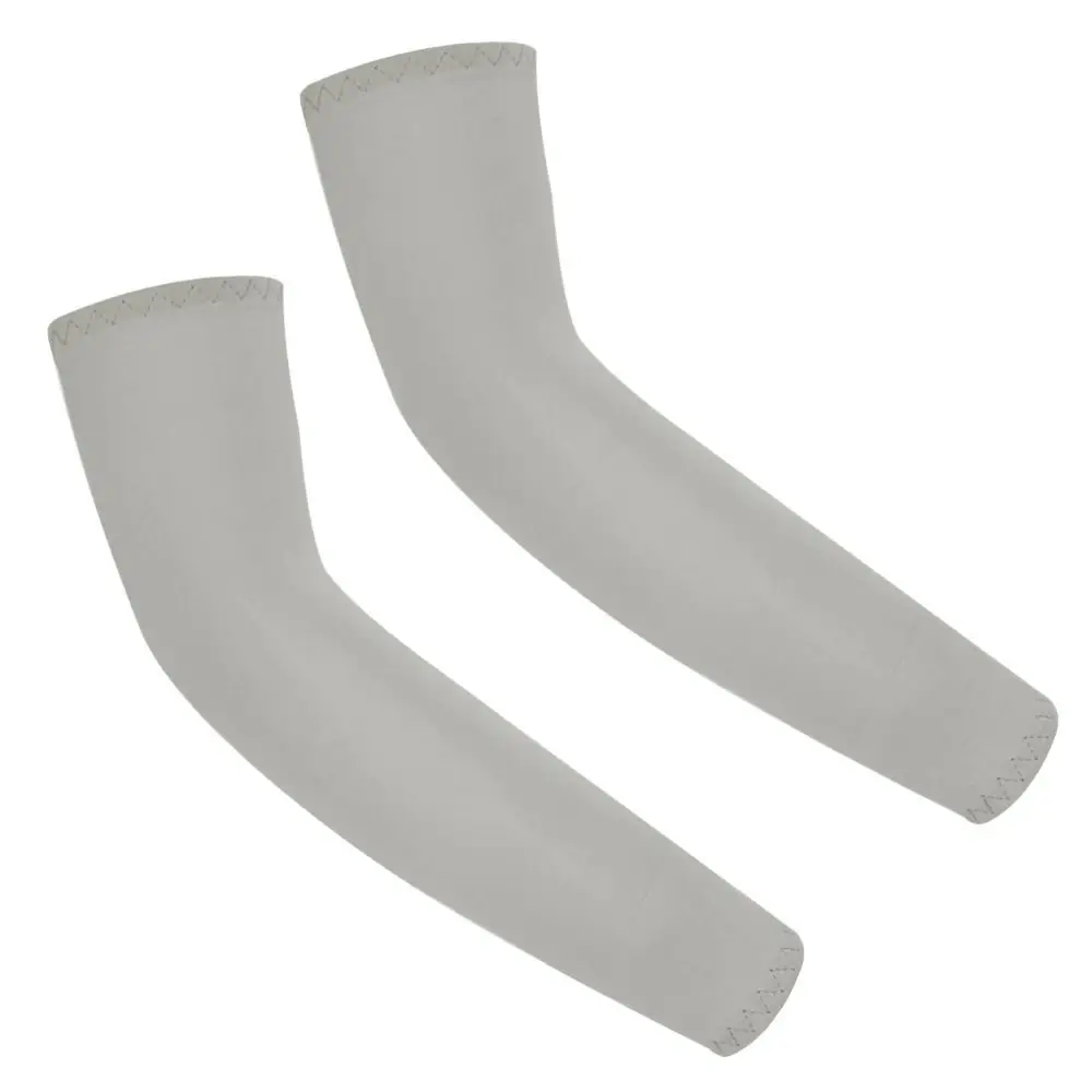 1 Pair Kids Sports Summer Cooling Sun UV Protection Arm Sleeves For 5-12 Years Girls Boys Elastic Ice Cuff Cycling Arm Warmer