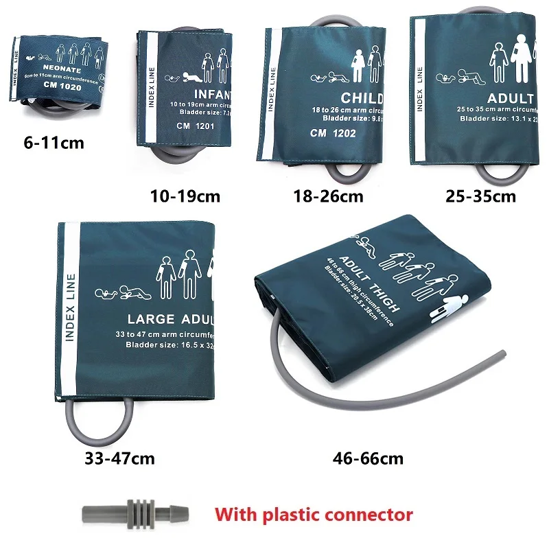 6 cuffs Plastic