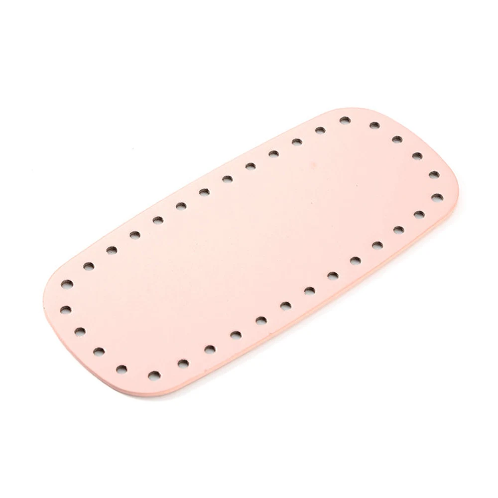 High Qualtiy Round Leather Bottom With Holes Rivet For Knitting Bag Handbag DIY Women Shoulder Crossbody Bags Accessories