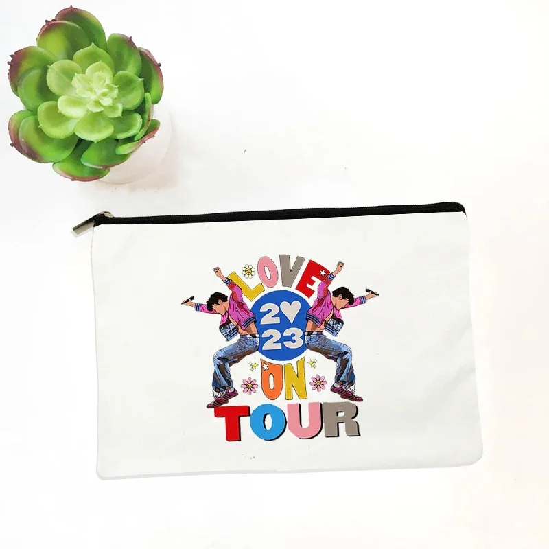 harry Canvas Cosmetic Bag style for Women Makeup Brush Organizer School Pencil Pouch Toilet Bags Ladies Teacher Bridesmaid Gift
