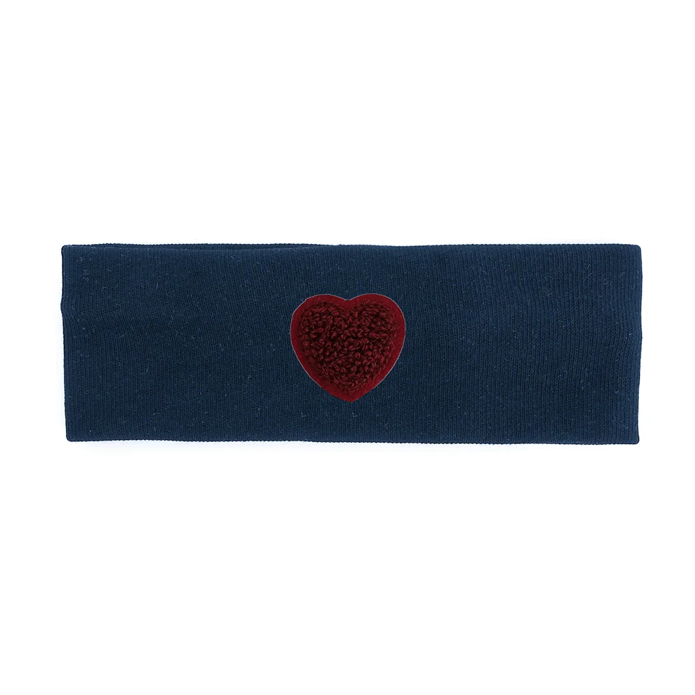 navy wine heart