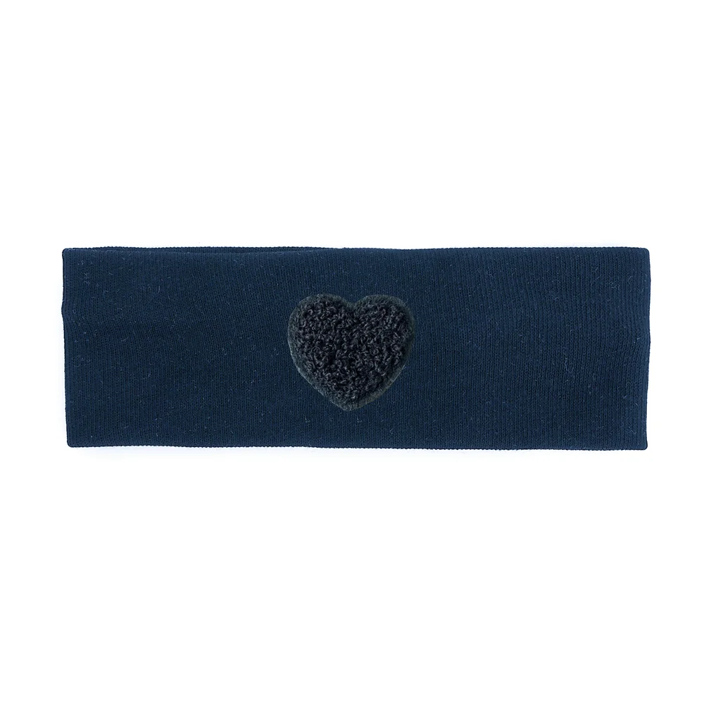 navy black heart