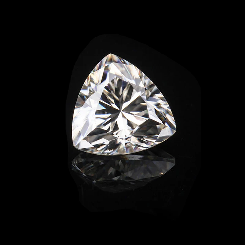 Trillion 6*6mm(0.8ct) Loose Moissanite Gemstones  D Color VVS1 Past GRA gemstone Test Lab Gems for Wedding Ring