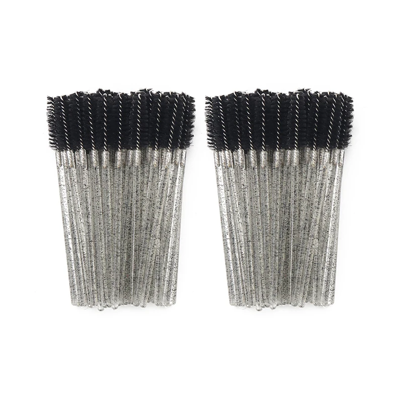 100pcs Clear Black